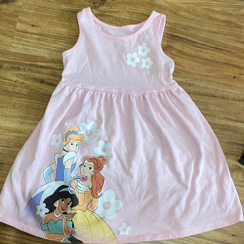Jumping Beans Pink Dress with Princess Print